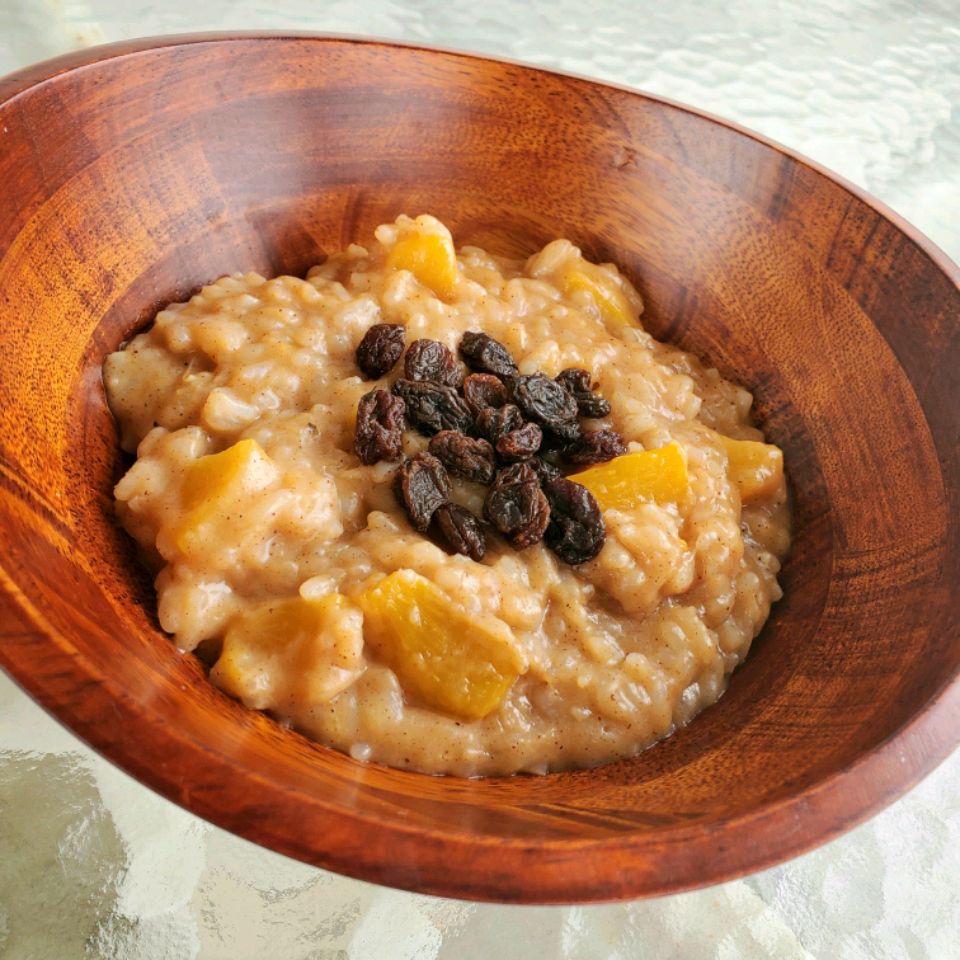 Receta Arroz con leche cremoso con leche de coco
