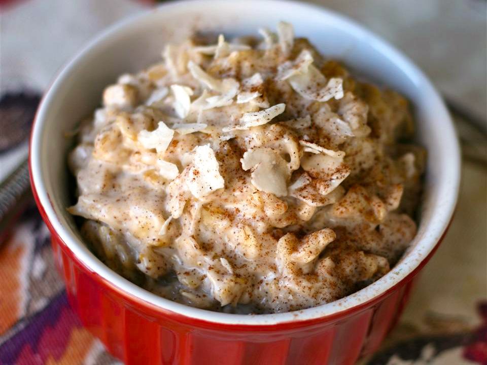 Receta Avena dulce con coco