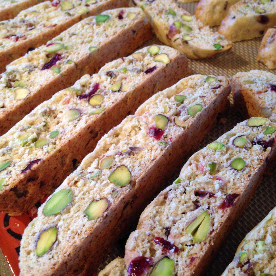 Receta Biscotti de arándanos y pistachos Receta Biscotti de arándanos y pistachos