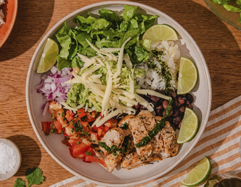 Receta Bowl Mexicano de Pollo con Salsa Chipotle