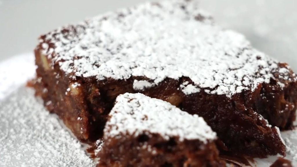 Receta Brownies de plátano fáciles