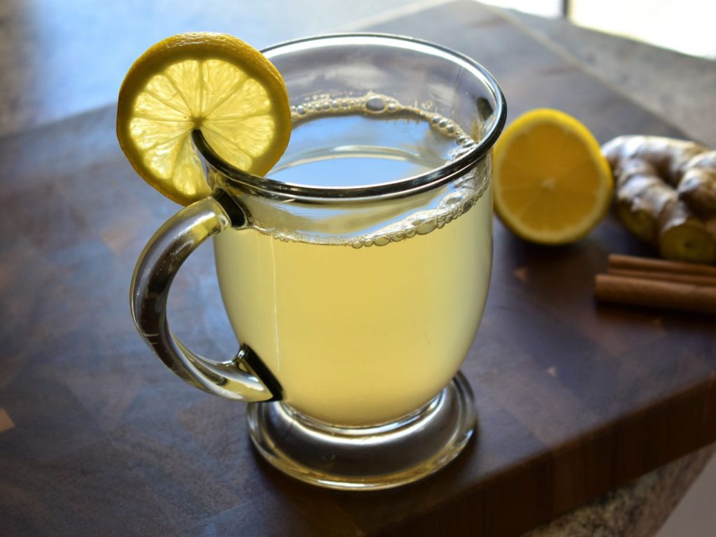 Receta Calmante tibio de limón