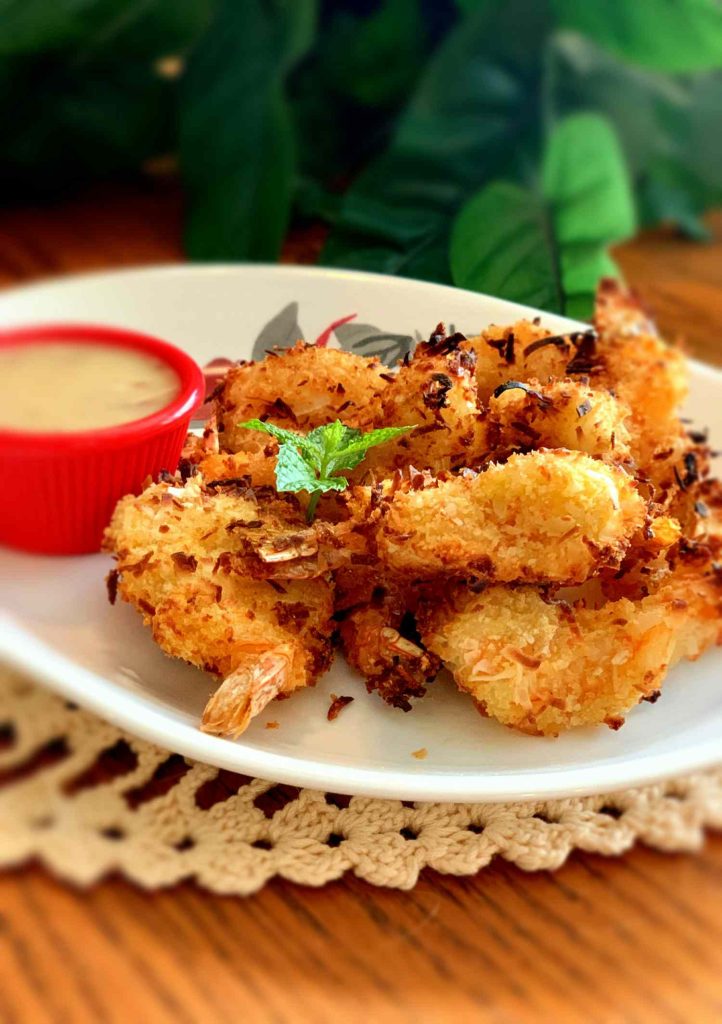 Receta Camarones al coco en freidora de aire