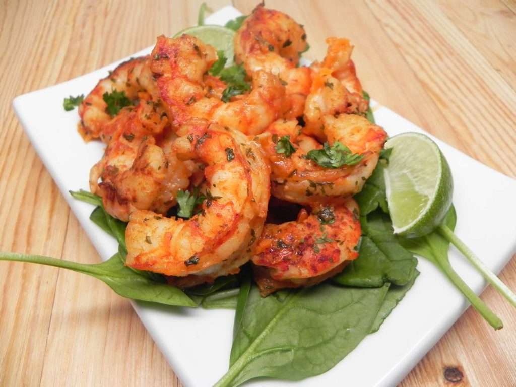Receta Camarones fritos en sartén