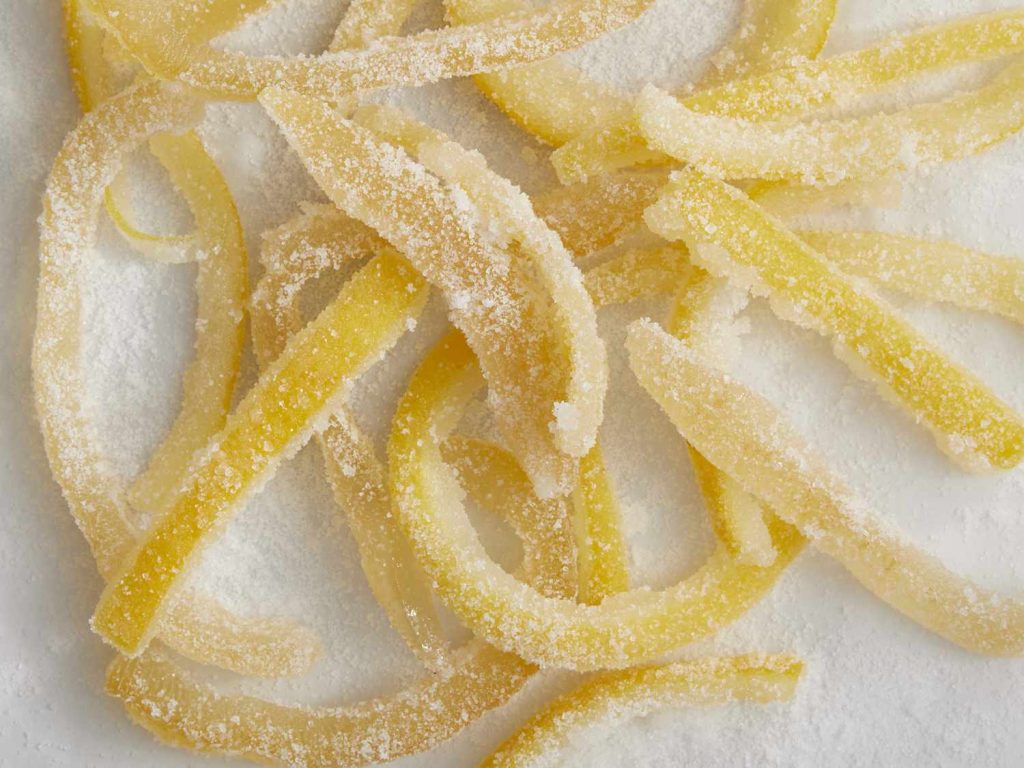 Receta Cáscara de limón confitada