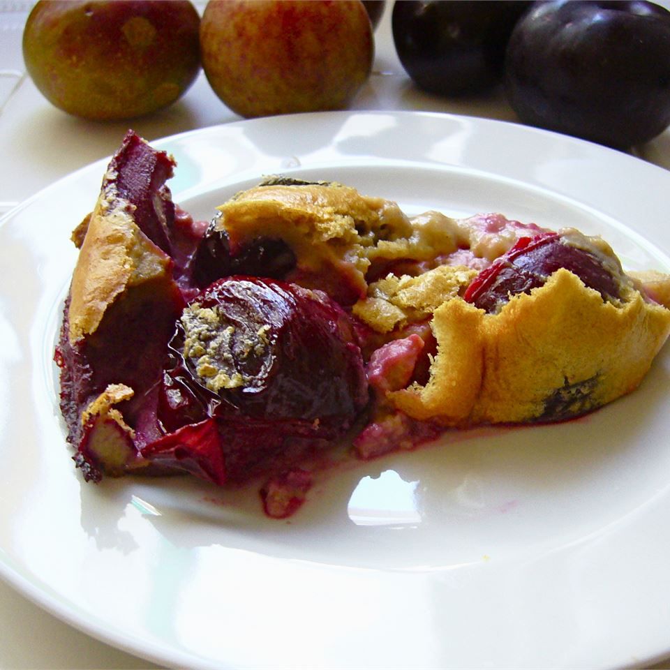 Receta Clafouti de ciruelas