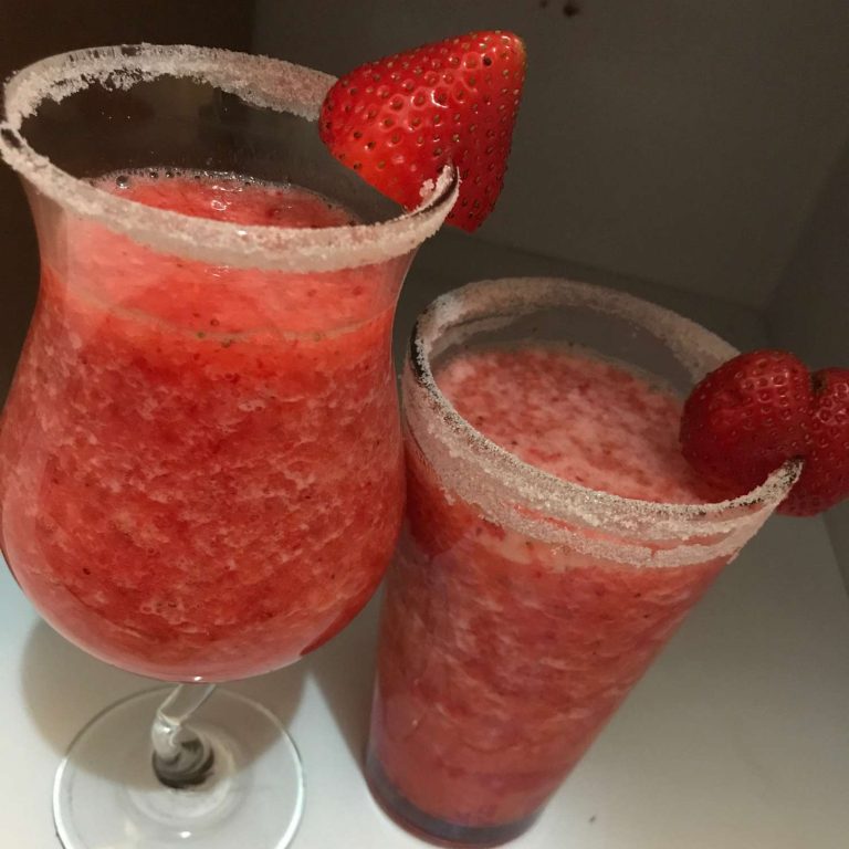 Receta Daiquiri de fresa sin alcohol