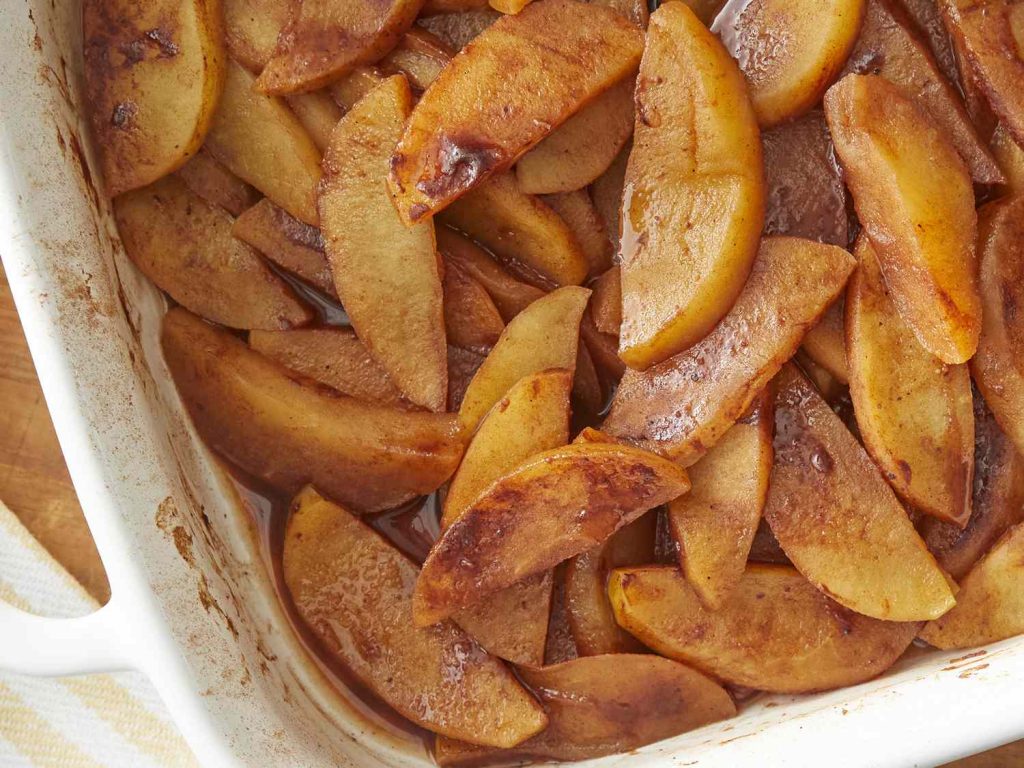 Receta Deliciosas manzanas asadas con canela