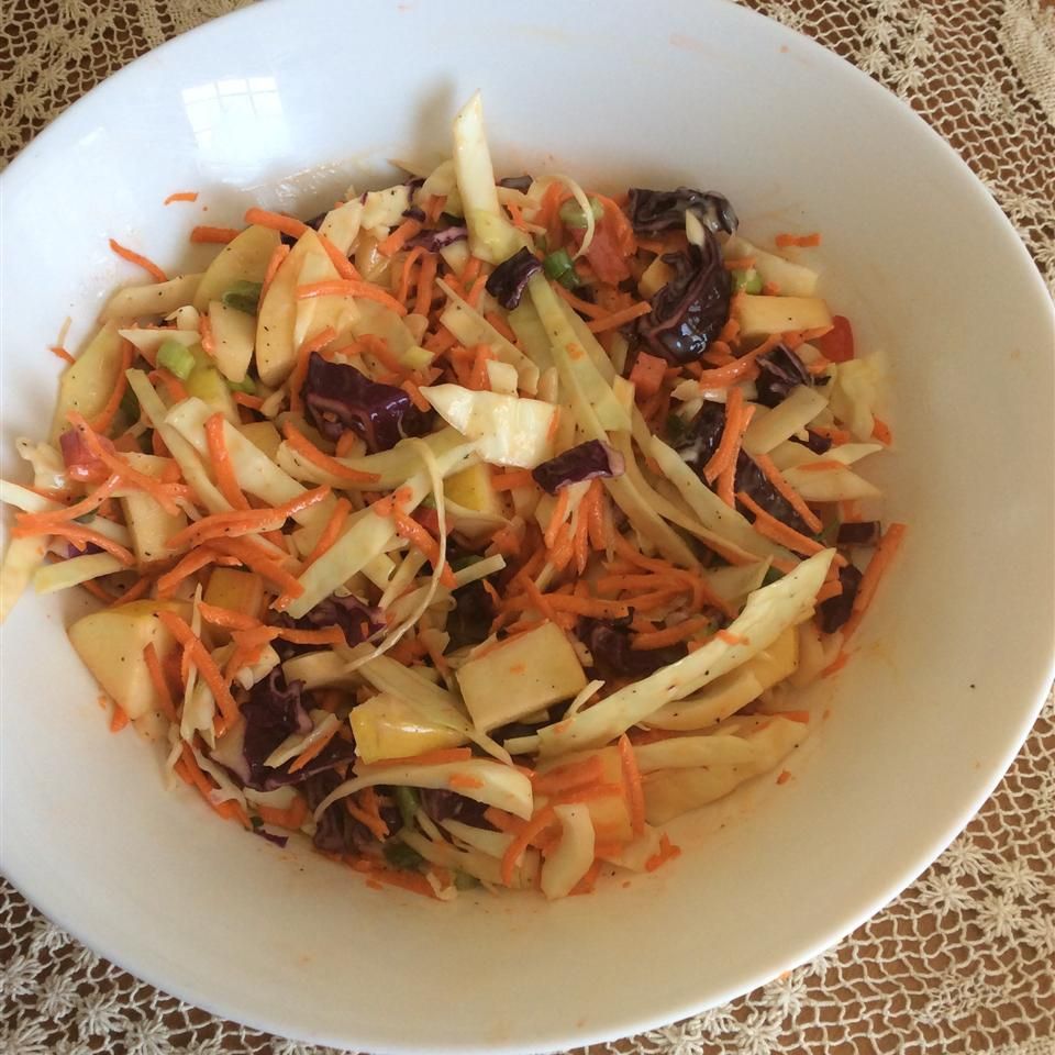 Receta Ensalada de col con manzana fácil Receta Ensalada de col con manzana fácil