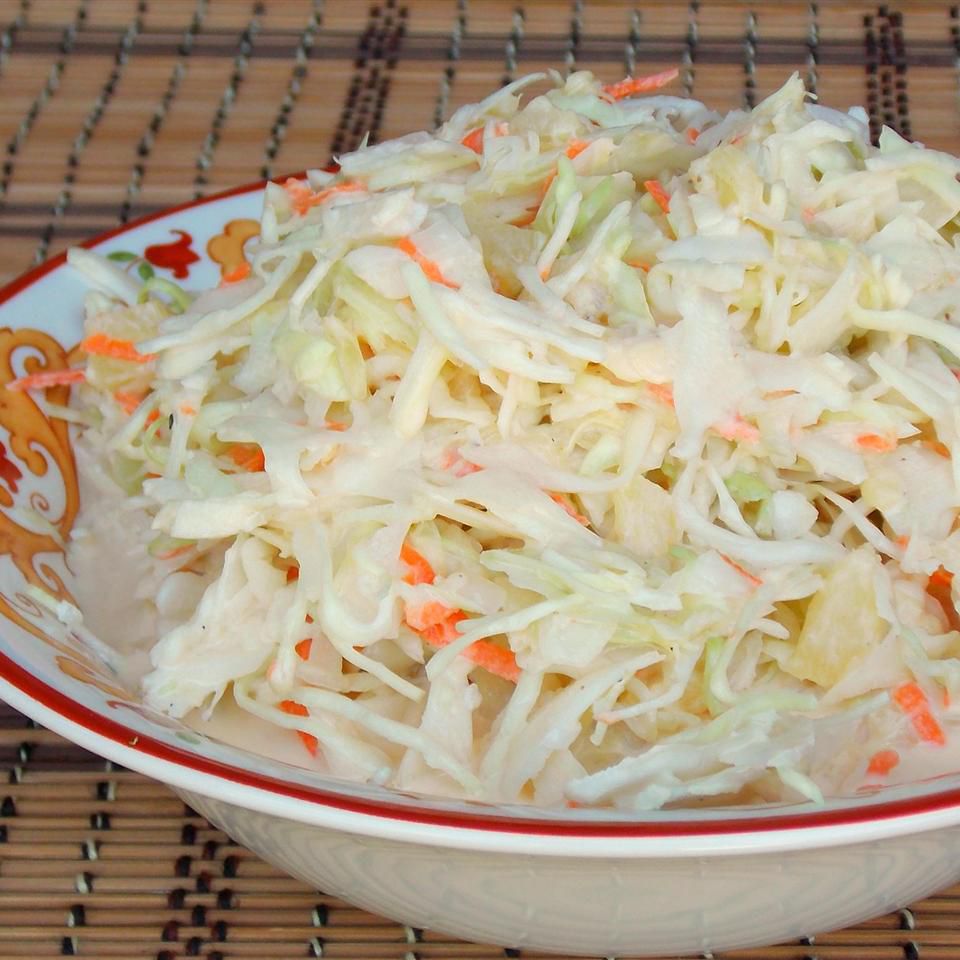 Receta Ensalada de col hawaiana Receta Ensalada de col hawaiana