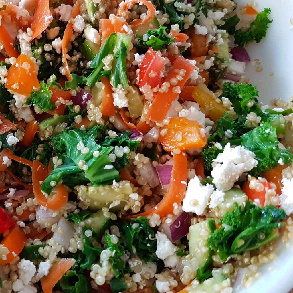 Receta Ensalada de col rizada