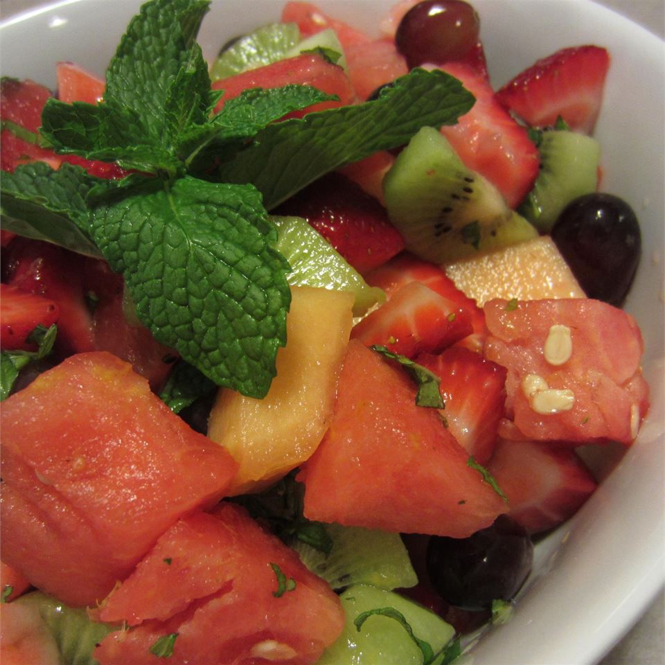 Receta Ensalada de frutas de verano con aderezo de limón