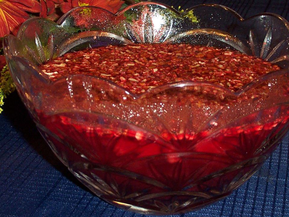 Receta Ensalada de gelatina de arándanos
