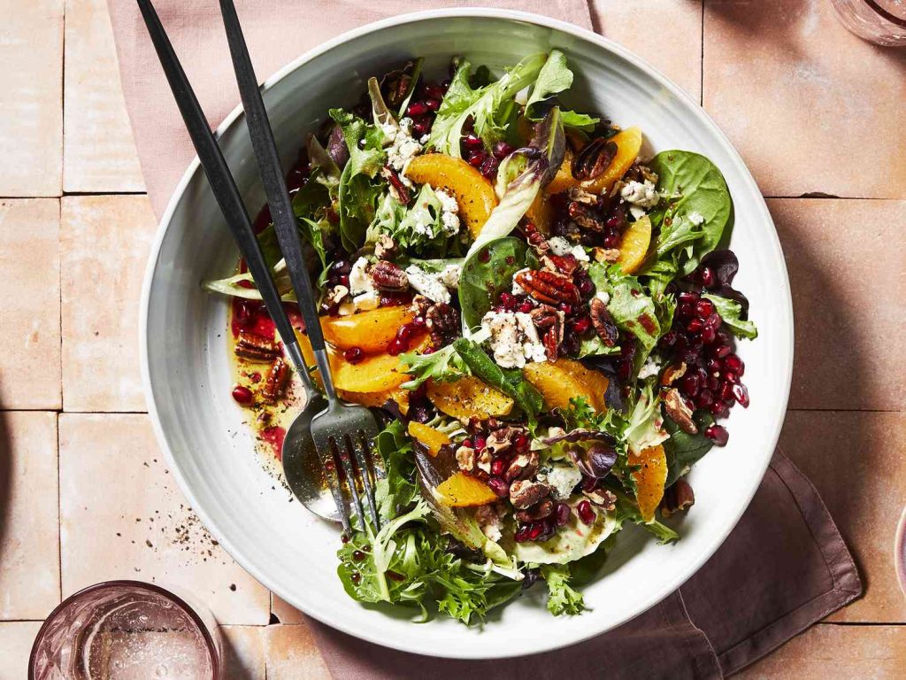 Receta Ensalada de granada navideña