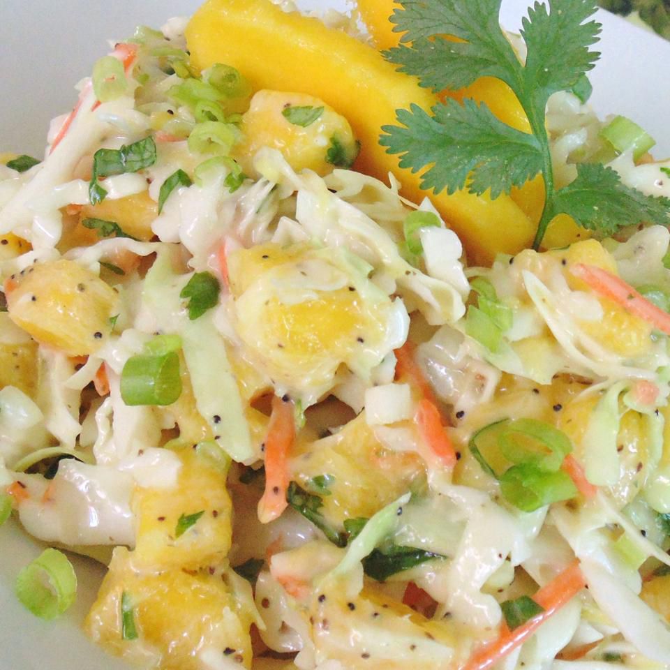 Receta Ensalada de mango y cilantro