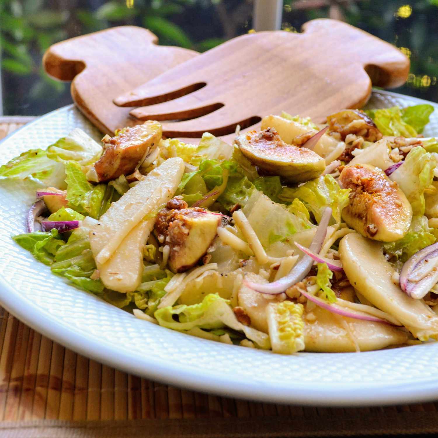 Receta Ensalada de pera e higo Receta Ensalada de pera e higo