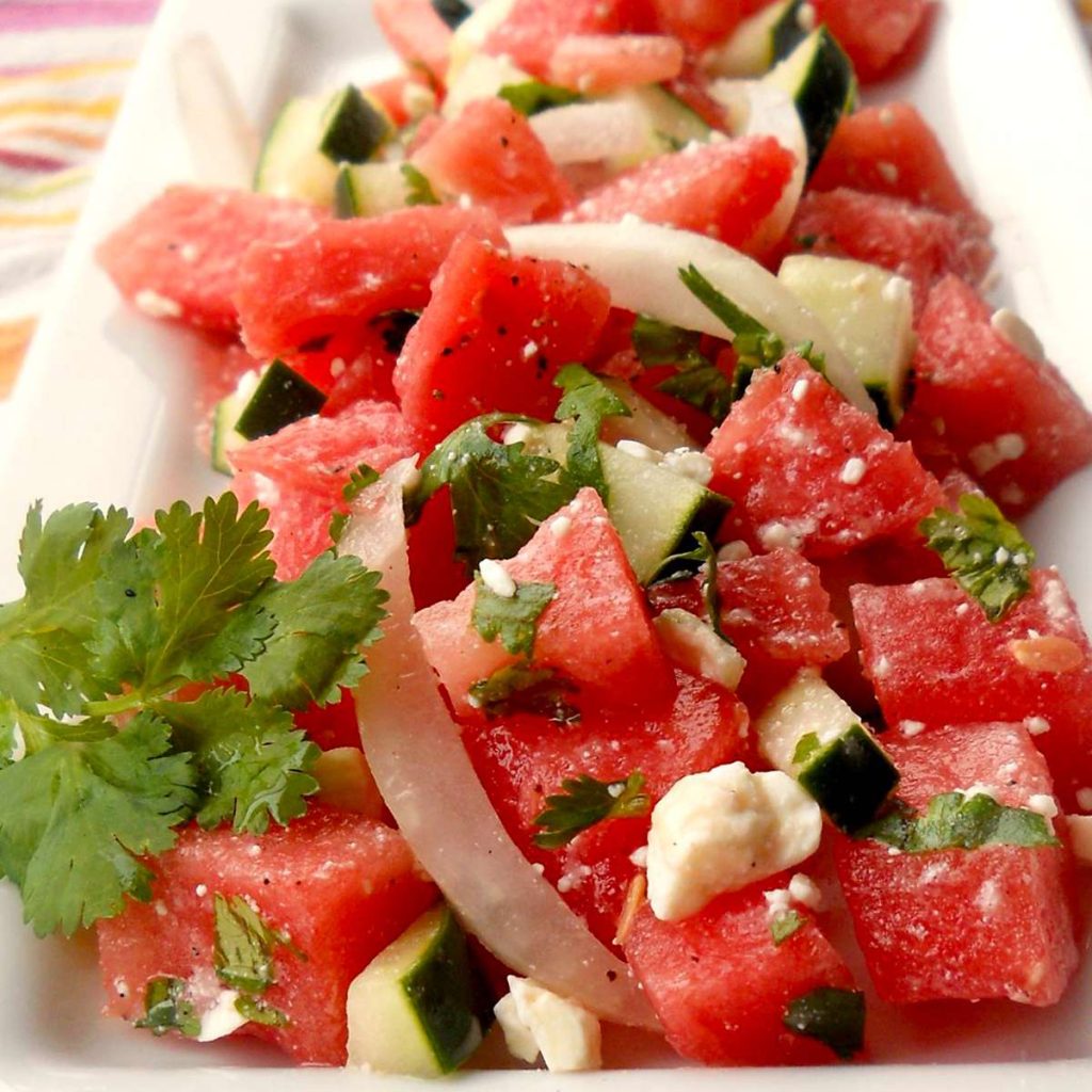 Receta Ensalada refrescante de sandía