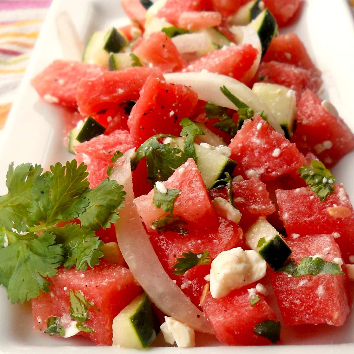 Receta Ensalada refrescante de sandía