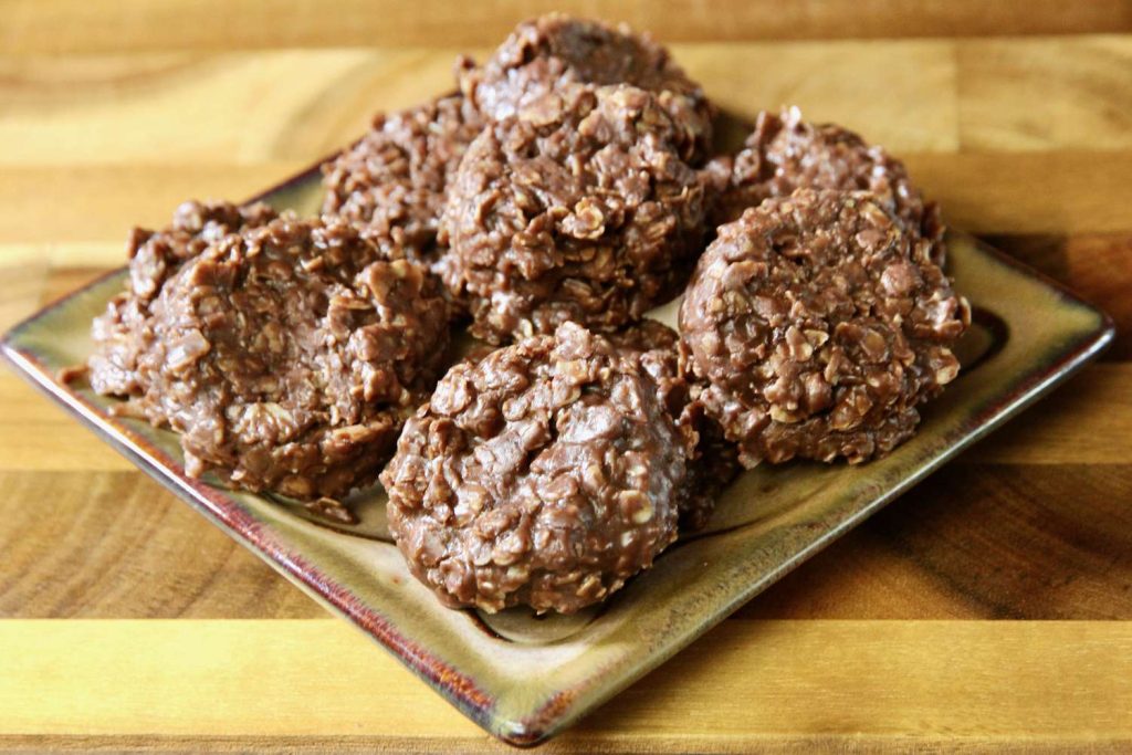 Receta Galletas de avena y chocolate sin hornear