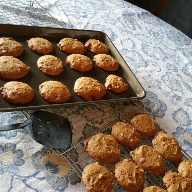 Receta Galletas de caqui y pasas