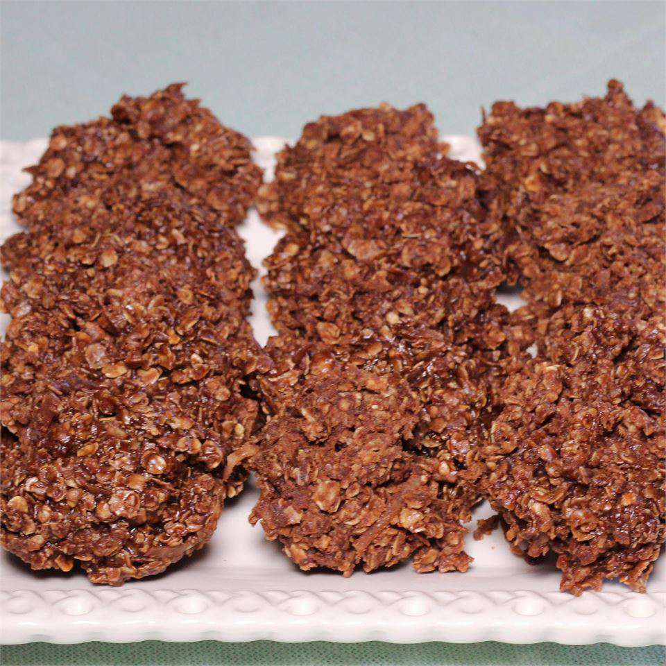 Receta Galletas de chocolate y coco sin hornear Receta Galletas de chocolate y coco sin hornear