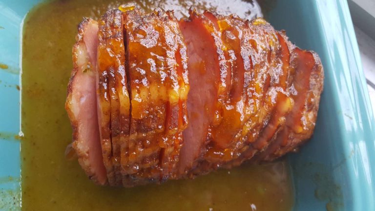 Receta Glaseado de jamón con albaricoque y miel