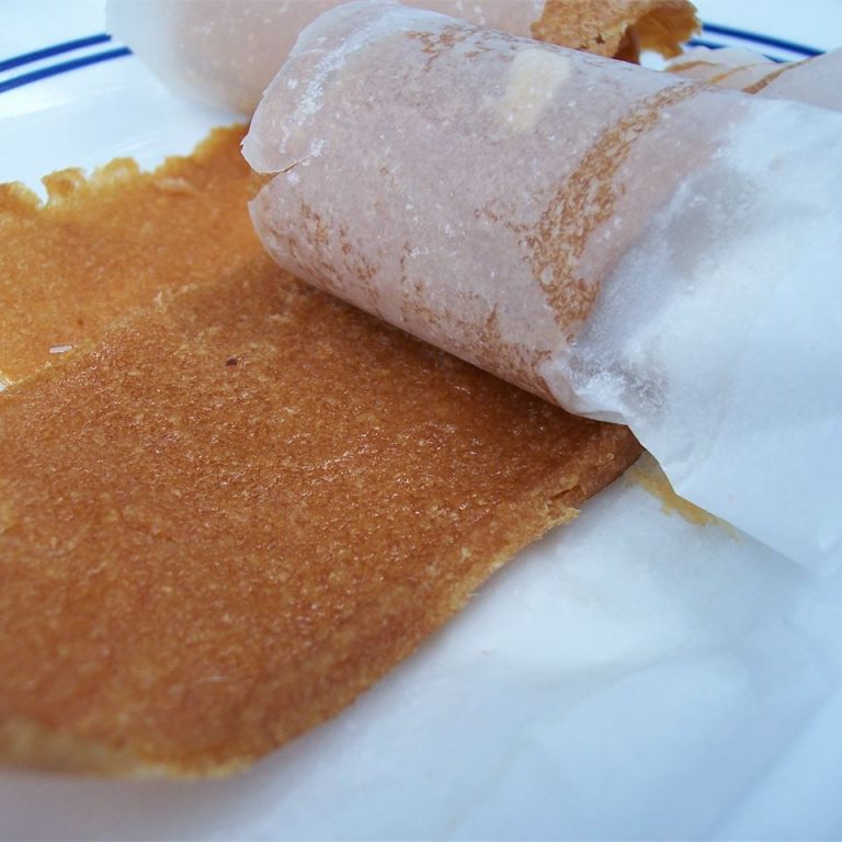 Receta Láminas de fruta