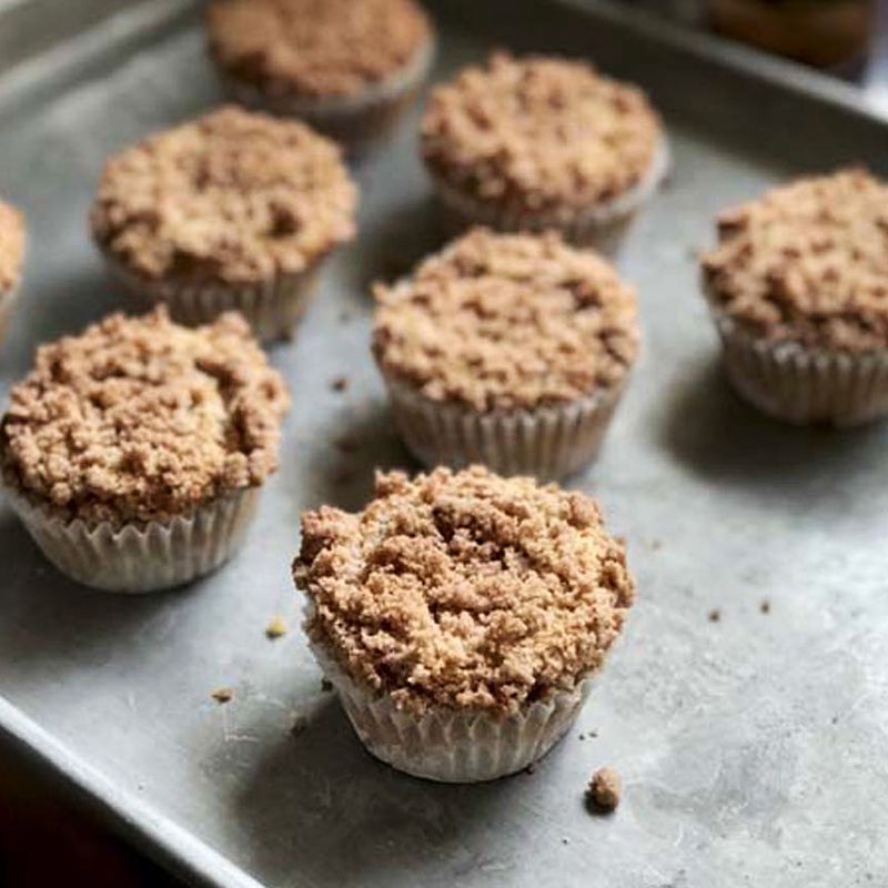 Receta Magdalenas fáciles de manzana y canela