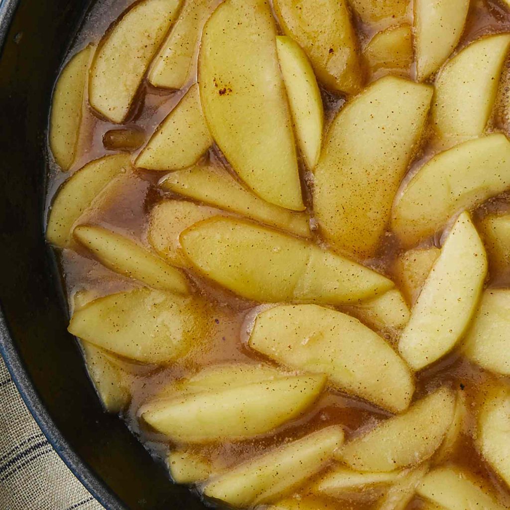 Receta Manzanas salteadas
