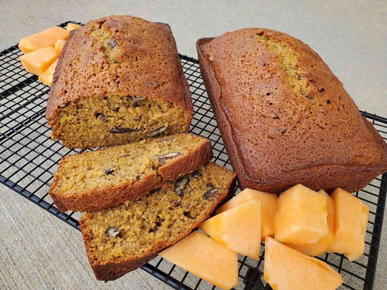 Receta Pan de melón con glaseado de praliné