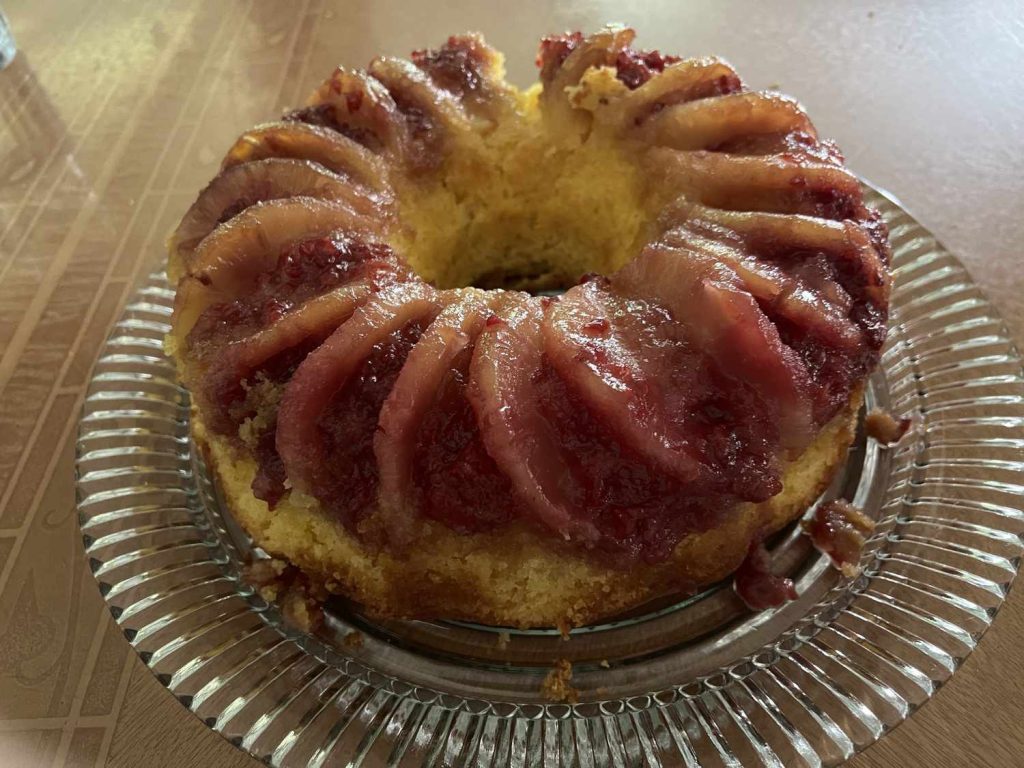 Receta Pastel Bundt de piña invertido