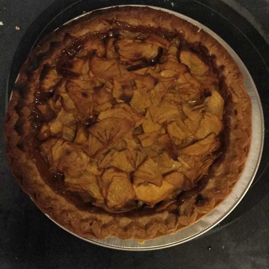 Receta Pastel de caqui de masa gruesa