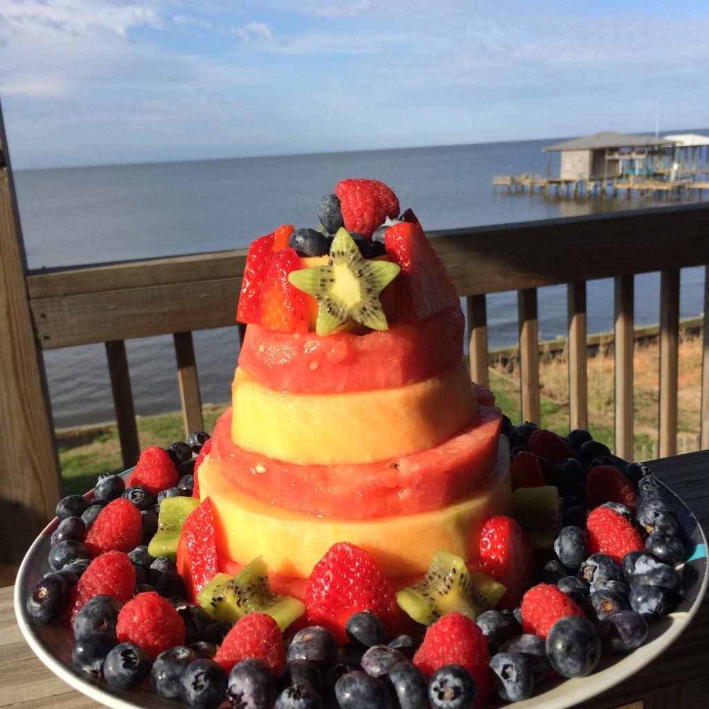 Receta Pastel de frutas 100%