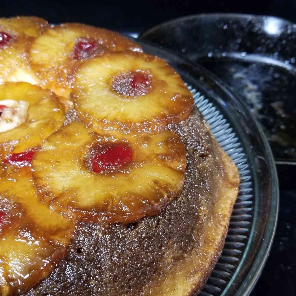 Receta Pastel de piña invertido en sartén de la abuela