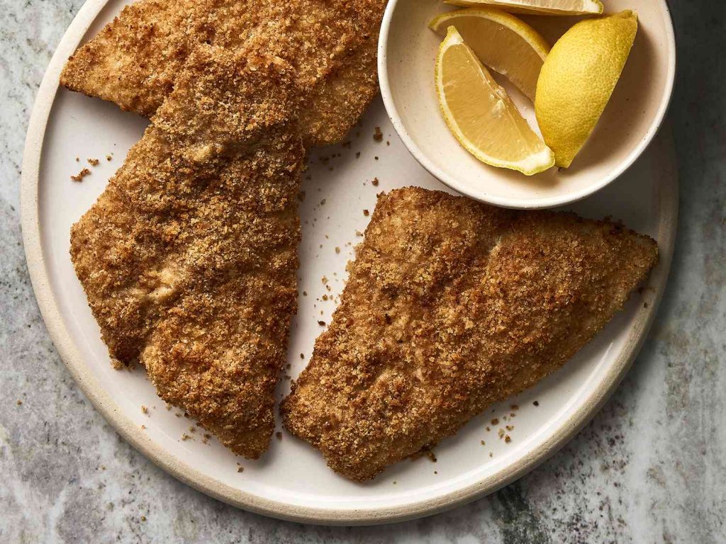 Receta Pescado empanizado frito en freidora de aire