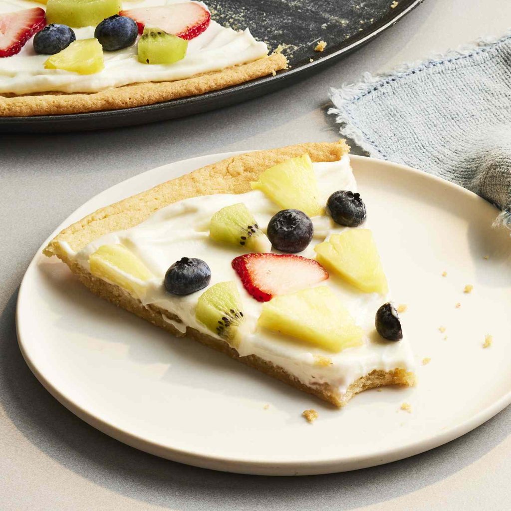 Receta Pizza de frutas
