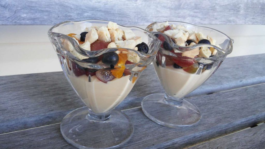 Receta Postres de pizza de frutas para llevar