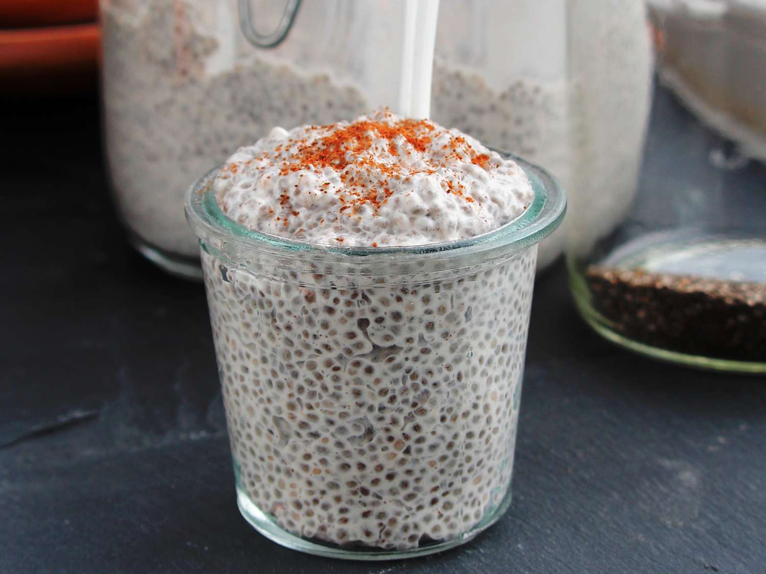 Receta Pudín de chía y coco con leche de coco