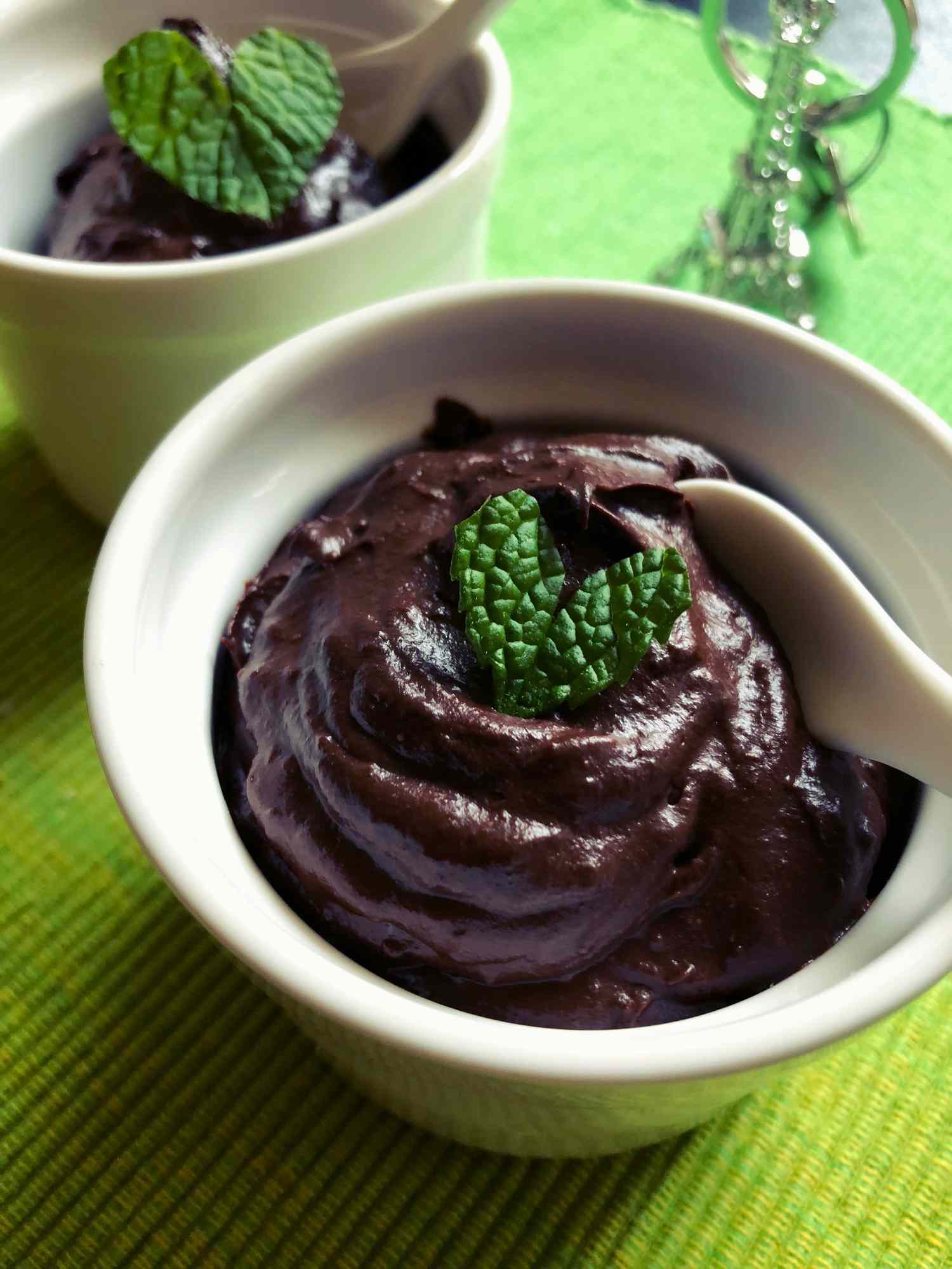 Receta Pudín de chocolate y aguacate