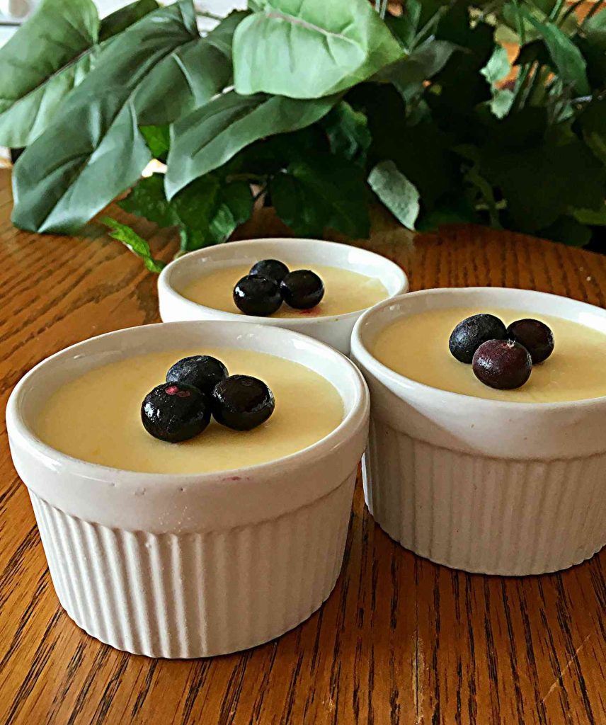 Receta Pudín de mango sencillo