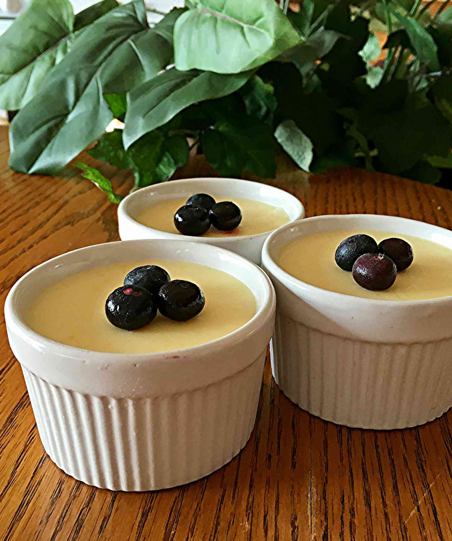 Receta Pudín de mango sencillo