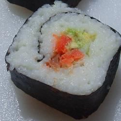 Receta Rollo de sushi de salmón ahumado