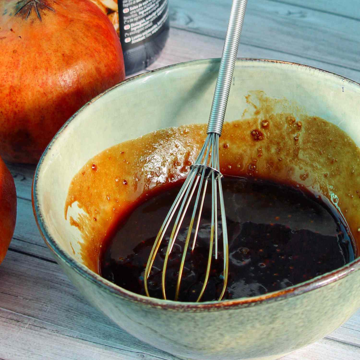 Receta Salsa barbacoa de melaza de granada