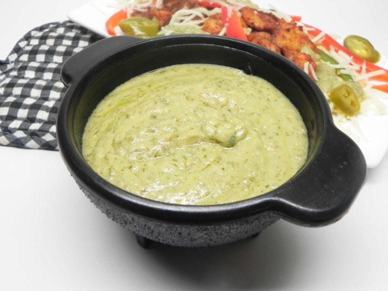 Receta Salsa de crema de aguacate