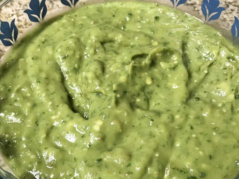 Receta Salsa de guacamole Mean Green