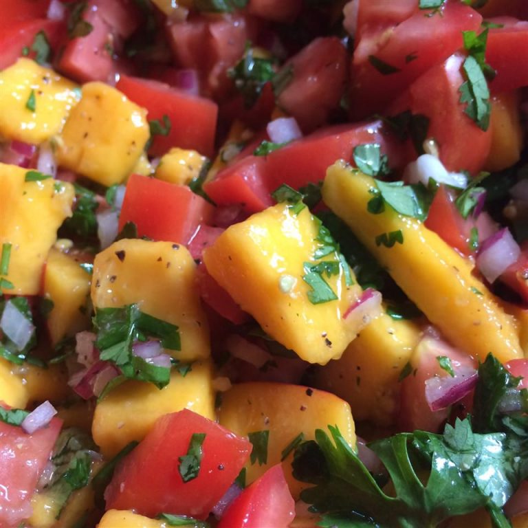Receta Salsa de mango fresco