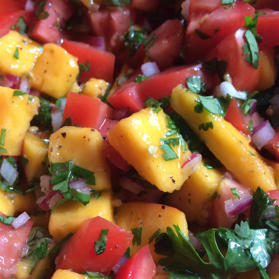 Receta Salsa de mango fresco