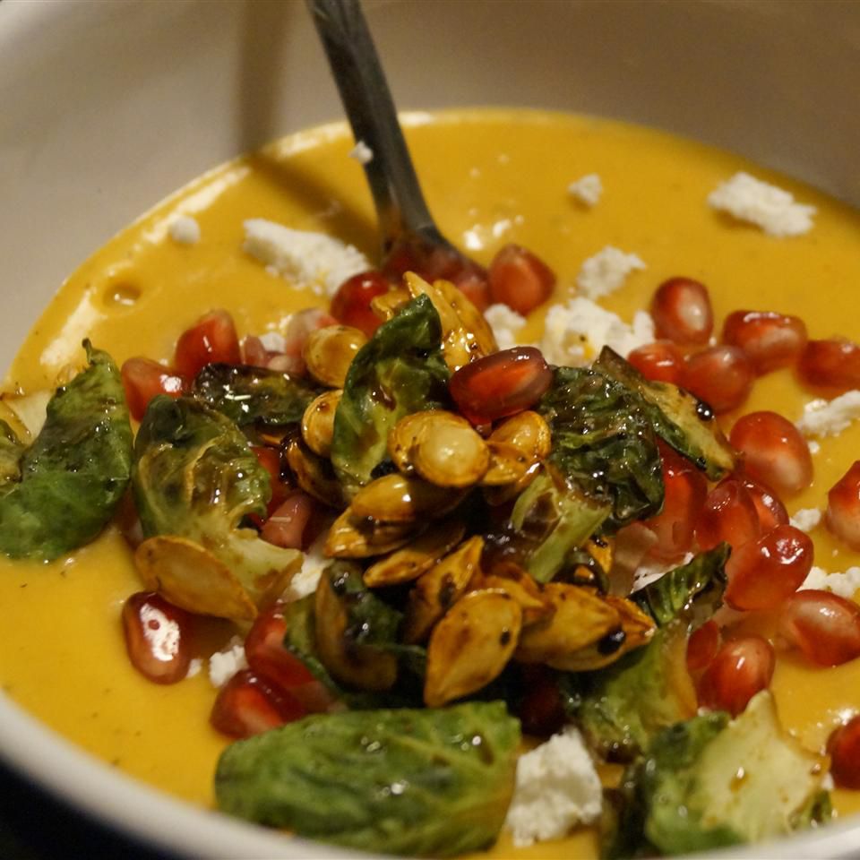 Receta Sopa ahumada de calabaza moscada Receta Sopa ahumada de calabaza moscada
