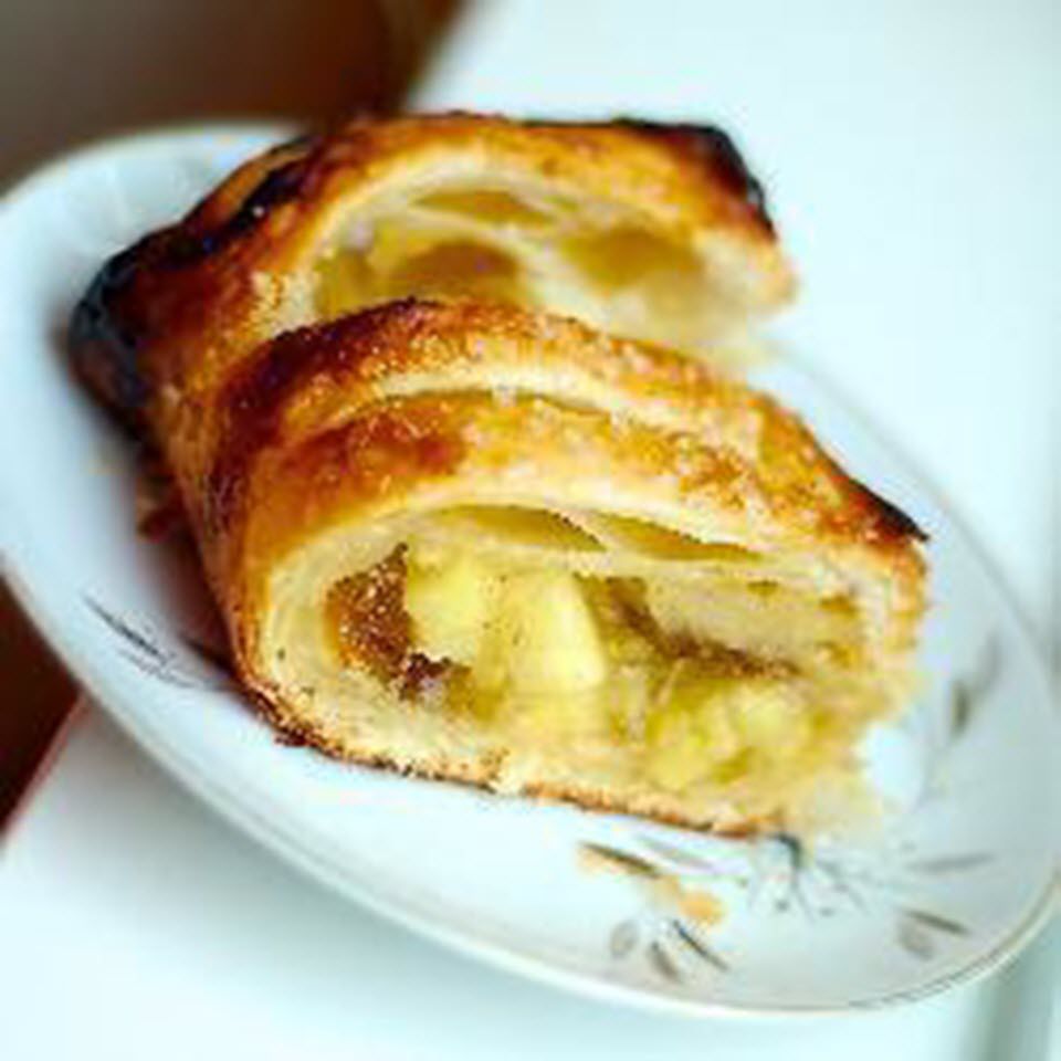 Receta Strudel de manzana con hojaldre rápido
