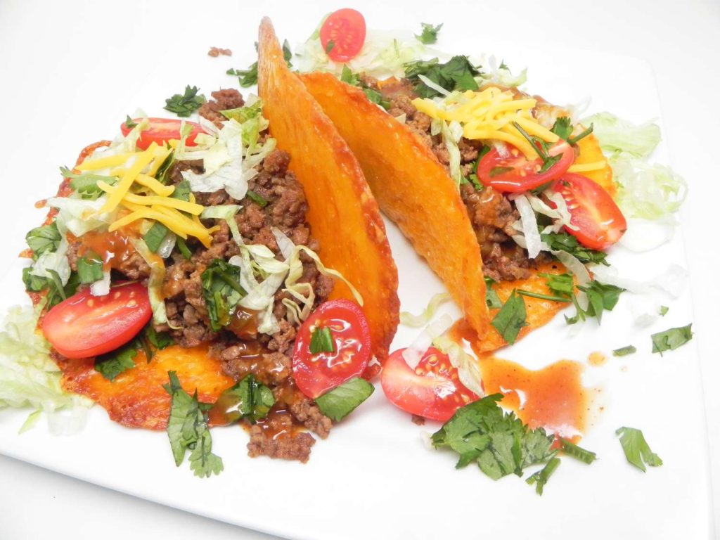 Receta Tacos de carne keto fáciles